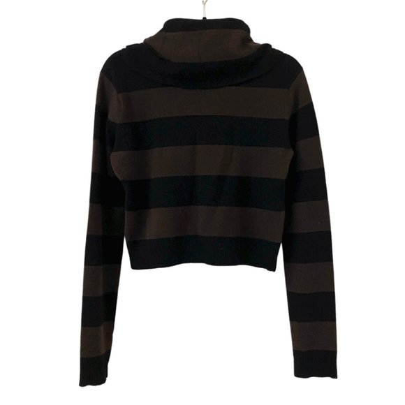 BCBGMaxAzria Cropped Cowl Neck Samira Sweater - size: Small - Picture 8 of 9